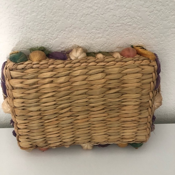 VTG Raffia Woven Basket With Handles~for Pyrex Baking Dish - Picture 5 of 10